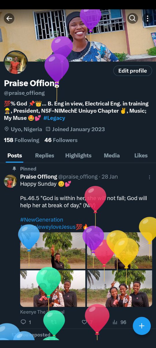 praise_offiong's tweet photo. I got my balloons today 😌😊🥰💯❤️🥳

I thank God for His grace thus far and for the new work He's doing.
Super Grateful 🥰💃🏽💃🏽💗

#Beyond22 https://t.co/E6QbaxCt8y