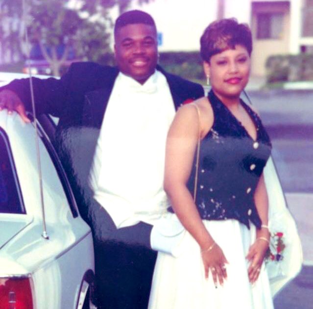 4EverThad's tweet photo. Since its Prom Season, Lemme drop this Throwback of my Sr Prom pic with my High School Sweetheart 😜😅 #PromThrowback https://t.co/Foi40r1Fko