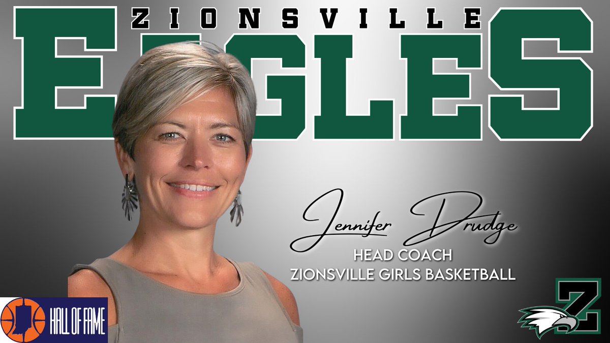 Zionsville High School Athletics (@zcseagles) on Twitter photo 🏀 GIRLS BASKETBALL 🏀 It is with great honor that we announce the NEW HEAD COACH of <a href="/ZionsvilleGBB/">Zionsville GBB</a> , Hall of Famer, Coach Jennifer Drudge! Please help us extend a big Zionsville welcome to Coach Drudge as the newest addition to our coaching family! @jmarlow20 🏀 GIRLS BASKETBALL 🏀 It is with great honor that we announce the NEW HEAD COACH of <a href="/ZionsvilleGBB/">Zionsville GBB</a> , Hall of Famer, Coach Jennifer Drudge! Please help us extend a big Zionsville welcome to Coach Drudge as the newest addition to our coaching family! @jmarlow20