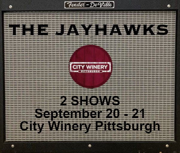 NEW SHOWS: The Jayhawks will be making their debut at City Winery Pittsburgh in September. 2 shows: 9/20 & 21. Tickets go on sale this Friday 4/19 at 10am ET. 9/20 link: bit.ly/3Q9oXZJ 9/21 link: bit.ly/3vLD6FJ Jayhawks tour dates: bit.ly/JayhawksShows