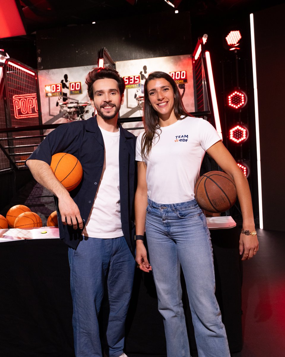 On reçoit une grande sportive sur Popcorn ce soir, elle est championne du monde en titre de basket 3x3, c’est Laëtitia Guapo ! 🏀