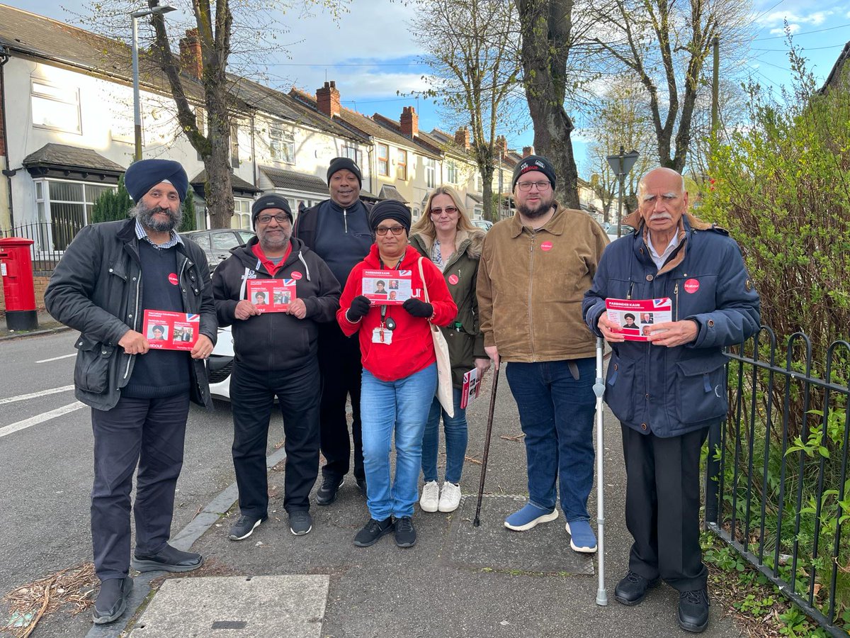 Out and about in Smethwick today talking to residents about their issues and the upcoming local and mayoral elections.