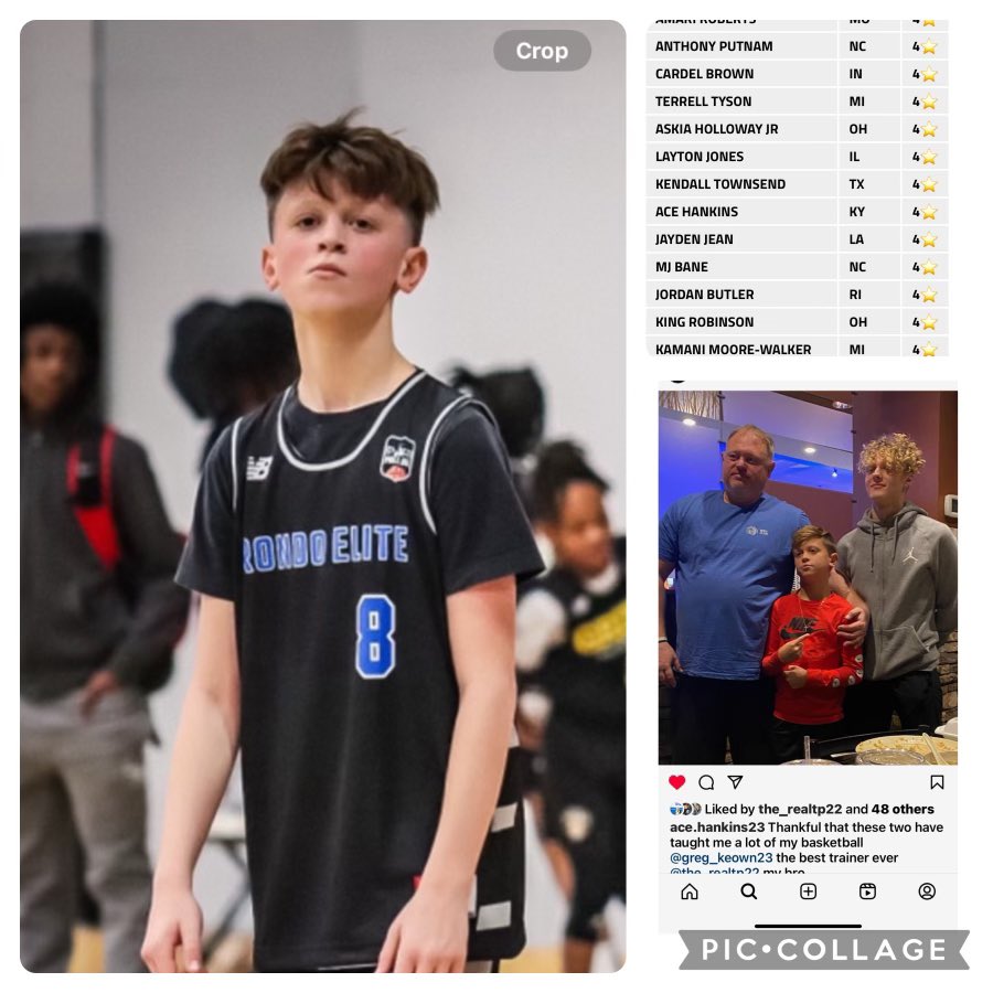 Greg Keown (@gregkeown23) on Twitter photo Rondo Elite 2030 G <a href="/AceHankins23/">Ace.Hankins23</a> is ranked the #52 player in the country by highly acclaimed Top 25 Scouts! Ace is coming off big weekend including a 31 point game. Now you have to work harder than ever Ace!
Not dreaming about it Working4It
#WeWork4It
top25scouts.com/2030rankings Rondo Elite 2030 G <a href="/AceHankins23/">Ace.Hankins23</a> is ranked the #52 player in the country by highly acclaimed Top 25 Scouts! Ace is coming off big weekend including a 31 point game. Now you have to work harder than ever Ace!
Not dreaming about it Working4It
#WeWork4It
top25scouts.com/2030rankings