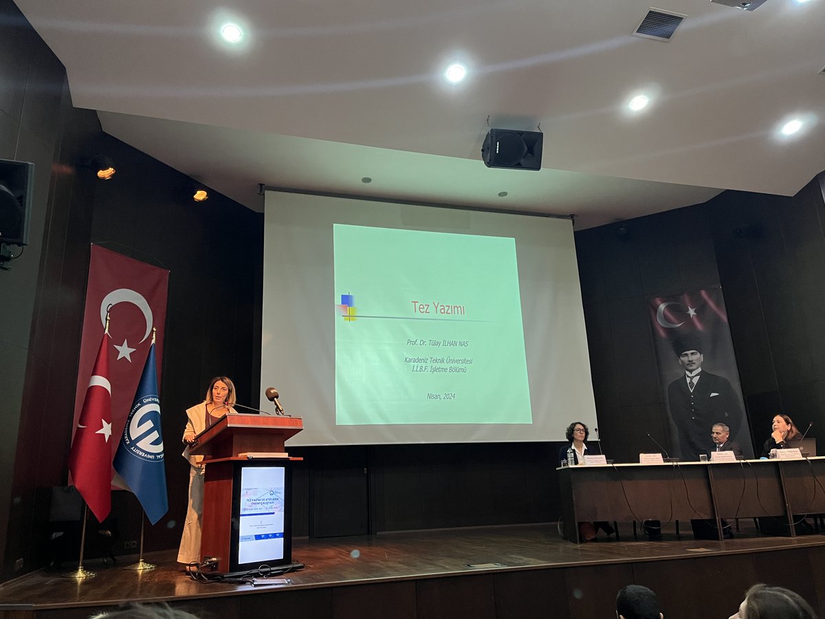 ktusbe's tweet photo. "Tez Yazımı ve Atıfların Önemi Çalıştayı" 16.04.2024 tarihinde Osman Turan Kongre Merkezi'nde gerçekleştirildi. 

Enstitü Müdürümüz Prof. Dr. Tülay İlhan Nas'ın da "Tez Yazımı" başlığıyla panelist olarak yer aldığı çalıştaya destek veren tüm katılımcılara teşekkür ediyoruz. https://t.co/8ODUnYzsBQ