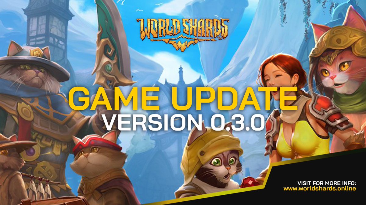 Attention, <a href="/WorldShardsGame/">WorldShards | Wishlist on Steam</a> fans! Please make sure your game is updated to version 0.3.0! In this update, they’ve added a number of significant improvements to the game!

Check out the patch notes: worldshards.net/030changelog