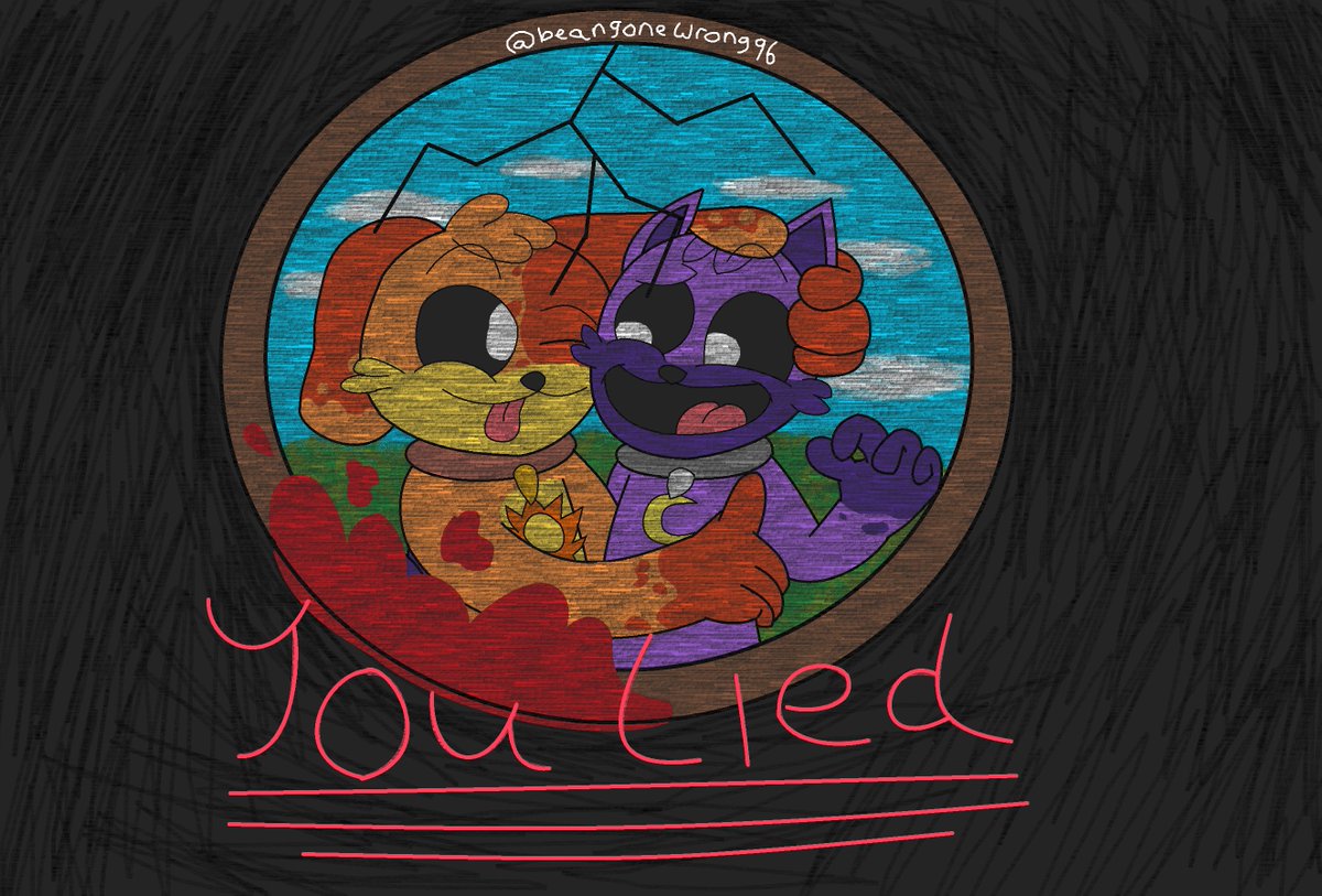 'You all lied! And now... I must obey the Prototype.' Fanart for 'You lied' song made by @CougarMacDowal1 and fan-animated by @inusbij00 #SmilingCrittersFanart #PoppyPlaytimeChapter3 #dogday #catnap #SmilingCritters