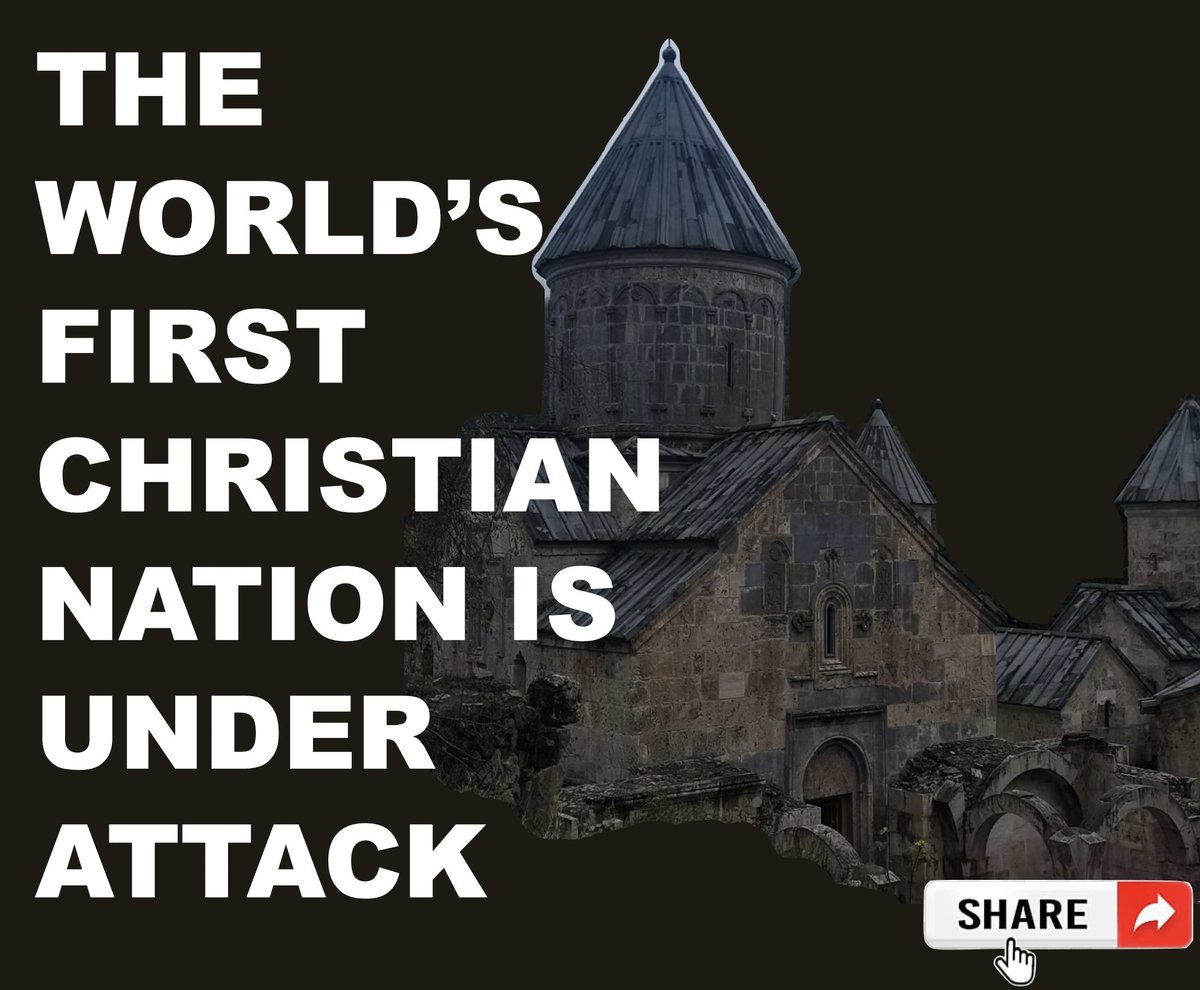 The World's First Christian Nation is Under Attack. Azerbaijan should be accountable for the ethnic cleansing of Christians in Artsakh. Christians worldwide  condemn Azerbaijan’s ethnic cleansing of Christians and the destruction of Christian heritage. This is genocide against…