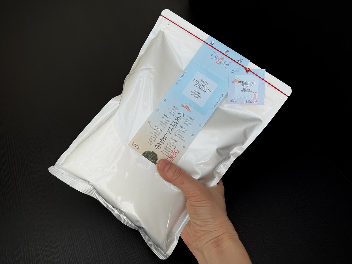 MatsukazeTea's tweet photo. Back in stock! 500g ziplock value-pack Yame fukamushi sencha from Fukuoka. It has a toasted walnut aroma and mild salty, grassy flavour with a savoury finish. Great tea, great value. Time to stock up!
#matsukazetea #onlineshop #yyc https://t.co/X0CtxJYDrN