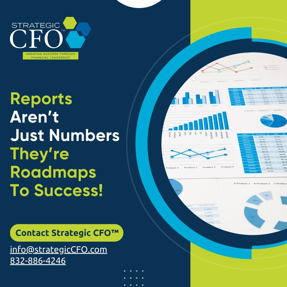 Financial reports offer more than figures; they provide vital guidance on your path to success. Embrace them as
indispensable roadmaps to steer your business toward its goals and prosperity.

Contact us today! strategiccfo.com/services/consu…

#nearshoreaccounting #accountingservices