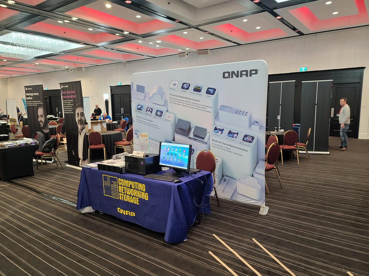 Excited to announce QNAP Canada Inc.'s participation at the #MicroAge event in #Québec! We showcased our latest NAS systems and surveillance tech. Thanks to all who visited our booth! #QNAP  #TechEvents #TechNews #TechUpdates