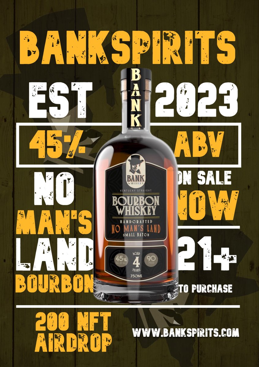 Still some airdrops available! We have received notice that bottles are en route to the shipper. Limited bottles left for purchase. #bourbon #CardanosBourbon @BankercoinAda