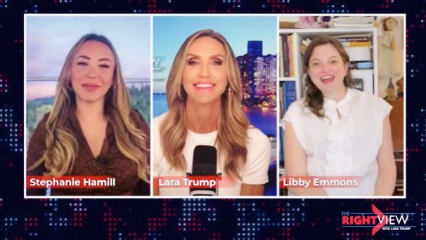 Tune into @LaraLeaTrump’s podcast show ‘The Right View’ tonight at 8pm ET ~ We’ll cover the latest in the Presidential election, the NPR Scandal, Biden’s foreign policy failures and more! Link: therightview.com