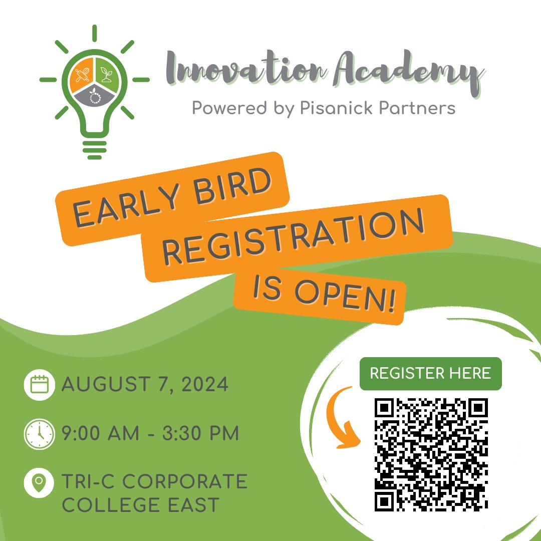 💡Registration for Innovation Academy 2024 is OPEN: tinyurl.com/2ac6cy9f
💻️Register by May 31st for an Early Bird rate!
✅Don't delay, secure your spot today! 
#immerseinnovateinspire #InnovationAcademy2024 #professionaldevelopment #schoolnutrition #PisanickPartners