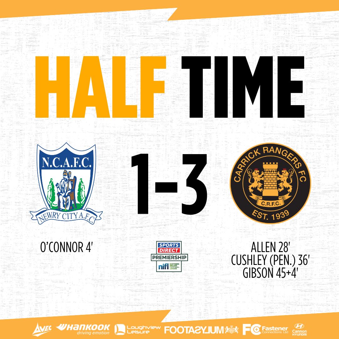 Coming from behind to lead at the break.

#CRFC | #AmberArmy 🟠⚫️