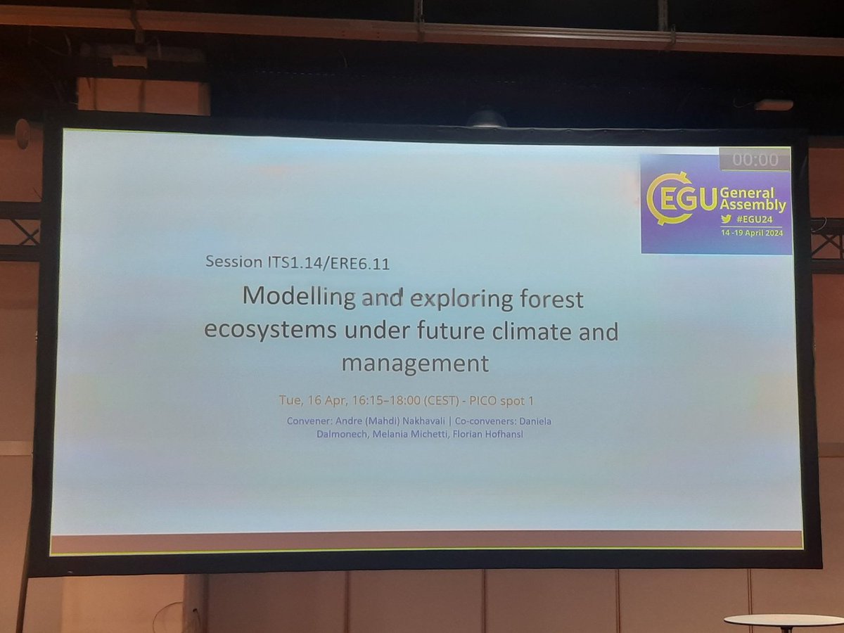 🌲📷Congratulations to Daniela Dalmonech from Forest Modelling Lab for her role as co-convener for #EGU24 PICO session '𝑀𝑜𝑑𝑒𝑙𝑖𝑛𝑔 𝑎𝑛𝑑 𝑒𝑥𝑝𝑙𝑜𝑟𝑖𝑛𝑔 𝑓𝑜𝑟𝑒𝑠𝑡 𝑒𝑐𝑜𝑠𝑦𝑠𝑡𝑒𝑚𝑠 𝑢𝑛𝑑𝑒𝑟 𝑓𝑢𝑡𝑢𝑟𝑒 𝑐𝑙𝑖𝑚𝑎𝑡𝑒 𝑎𝑛𝑑 𝑚𝑎𝑛𝑎𝑔𝑒𝑚𝑒𝑛𝑡'. #ForestScience