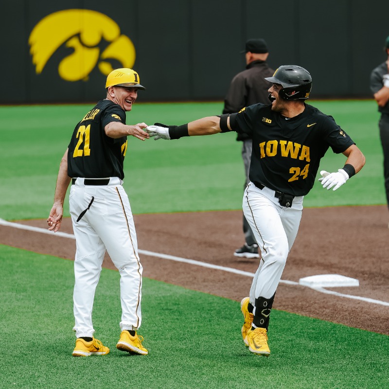 UIBaseball's tweet photo. With @johnegolf out of the rotation this week fans will hear a familiar voice over the airwaves 🎙️... 

Former team captain @bdorighi will join @johnleo38 in the booth for his broadcasting debut. 

#Hawkeyes