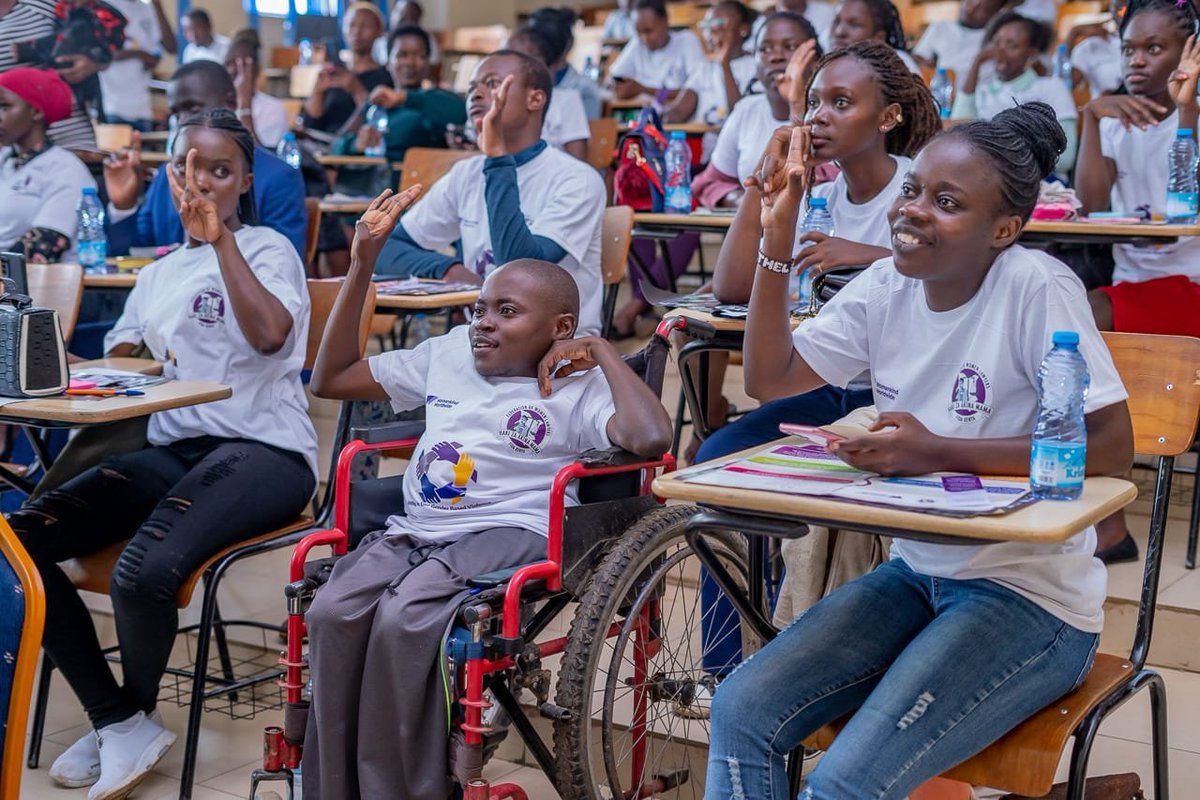 fidakenya's tweet photo. Ending Gender Based Violence requires a multi-stakeholder approach.

For this reason, @fidakenya is rolling out university learning and dialogue forums in the regions.Special thanks to University of Nairobi and its student leadership for providing  a dialogue platform.
#FIDA@UON https://t.co/xVPi26UokP