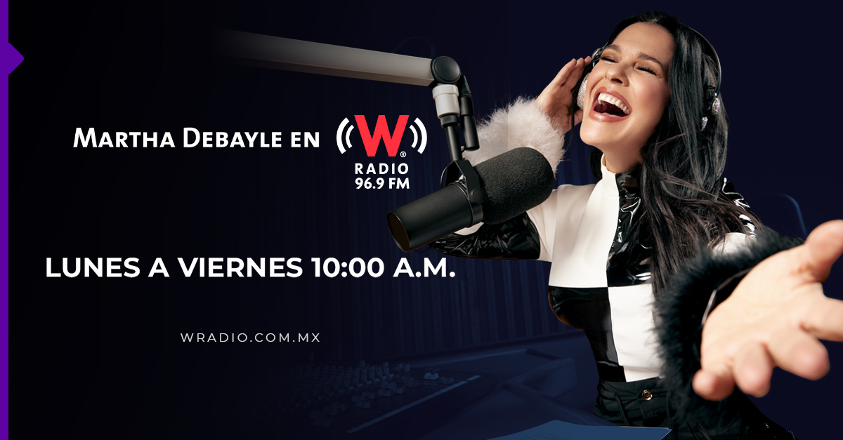 #AlAire | #MarthaDebayleEnW

•Lunes a viernes de 10:00 a.m. a 1:00 p.m.

•Por el 96.9 FM y 900 AM📻
•Conéctate #EnVivo bit.ly/3DUHpws bit.ly/3ZGWEnW📲

Con @marthadebayle 🎙️