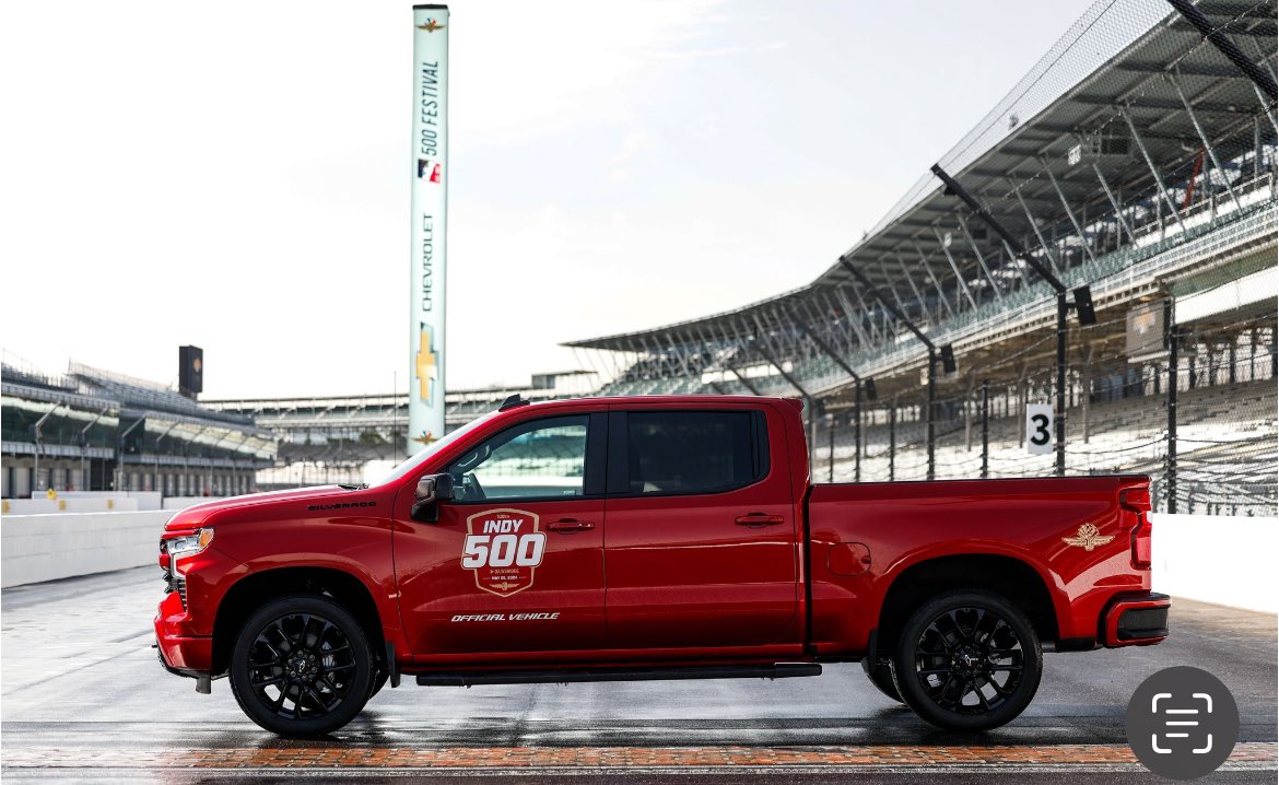 Did you say a @500Festival Pace TRUCK?!?! Yes please! #FestivalCars #IsItMayYet @ChevyTrucks