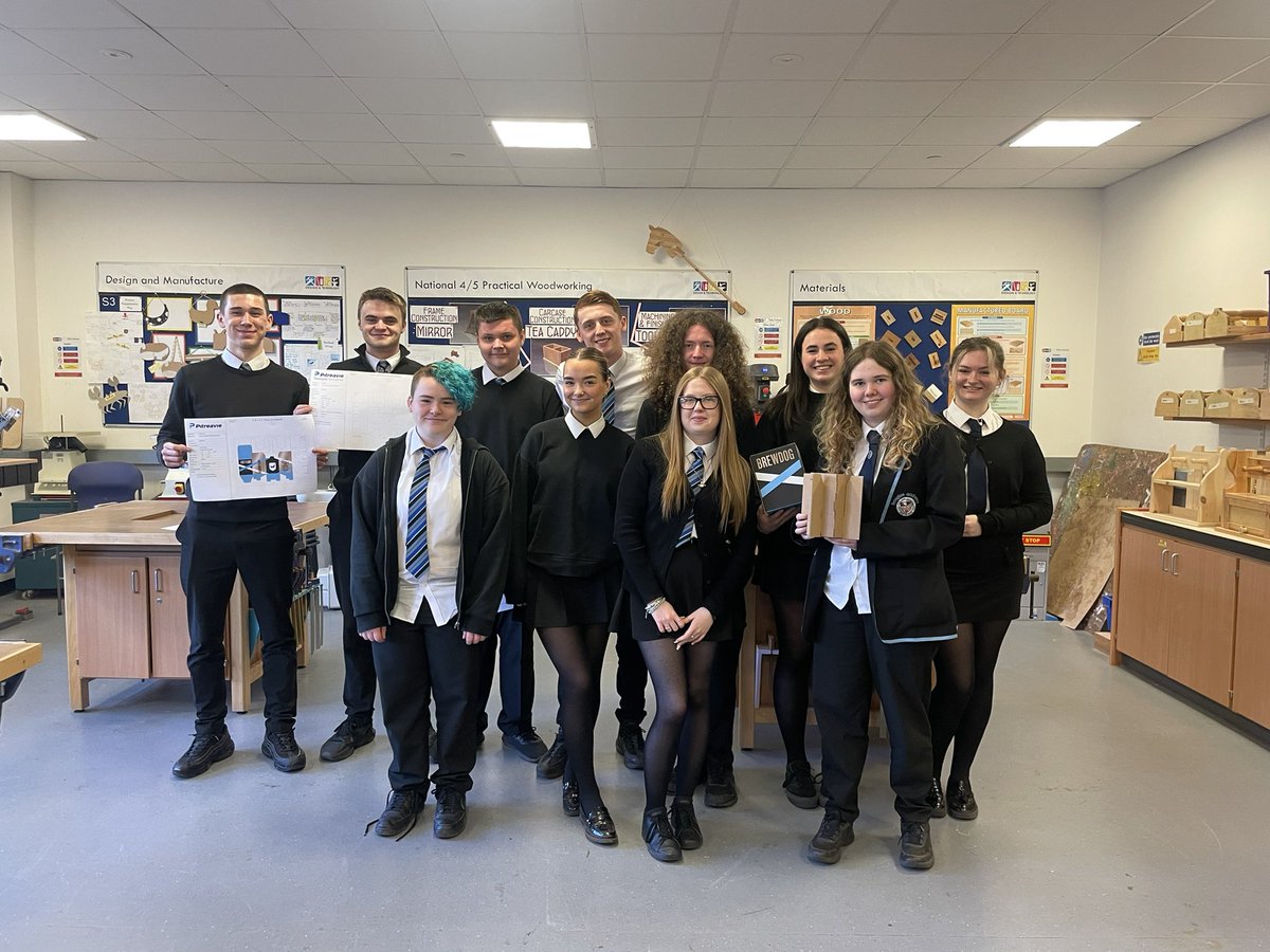 Well to our winners of the packaging competition hosted by @PitreavieGroup. All higher D&M and Graphics pupils designed protective packaging for glass merchandise for a drinks company, considering protection during transportation and DTP suitable for the target market!