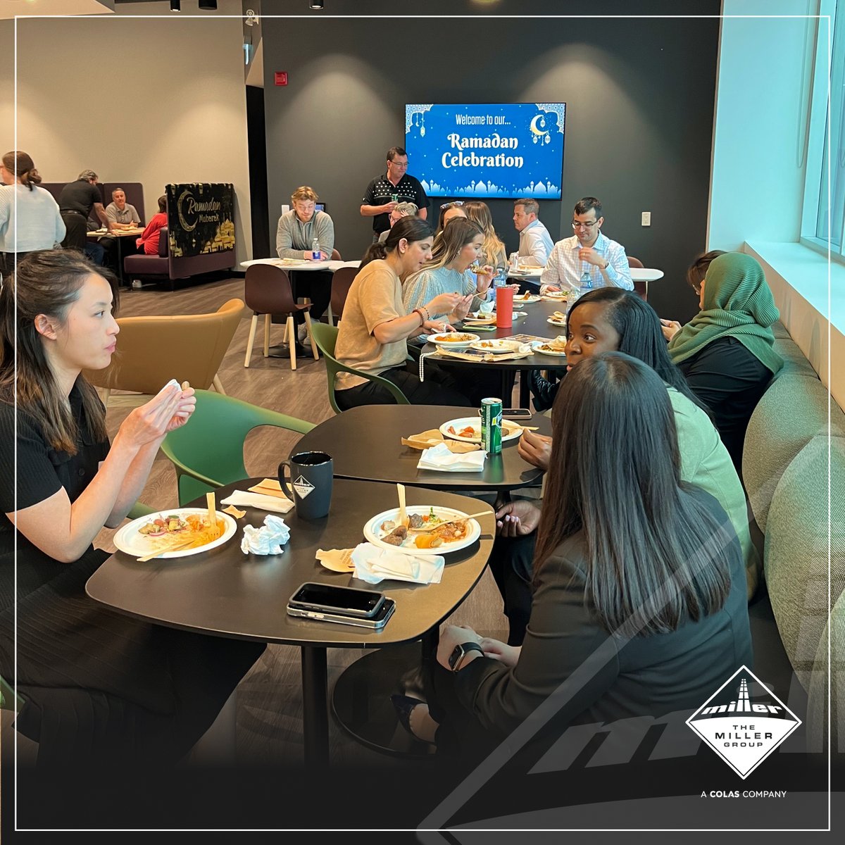 Embracing the spirit of generosity and reflection, we came together to celebrate the end of Ramadan and break the fast by sharing delicious food. With unity and togetherness in mind, we cherish these #MomentsThatMatter with our employees.

#Ramadan #BuildingGreatness