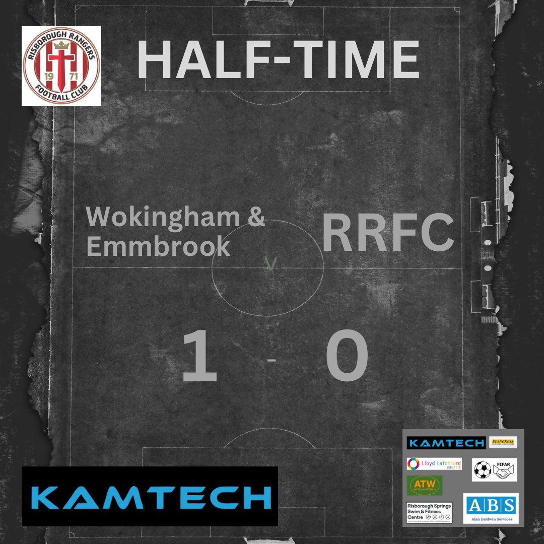 The home side takes a lead into the break having scored from their first attack of the match. Rangers have had chances cleared off the line but are yet to capitalize. @wokingham_sumas 1 @RRFC_1971 0