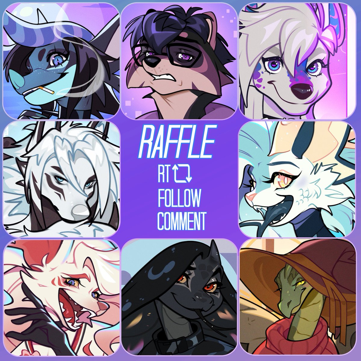 ✨It's time for a Raffle!✨ ✨Prize: Icons ✨ ❕Follow +Retweet + Comment (just an emoji is ok!)❕ Prizes at: ✨1st 8000 followers! ✨2nd 8300 followers! ✨3rd 8500 followers! The winners will be picked by an RNG, don't drop refs! Thank you✨