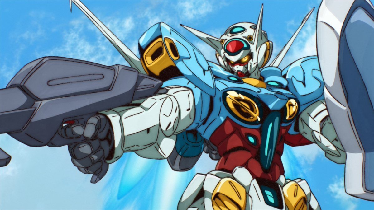 The G-Self is/was trending in Japan, so let's honor one of the greatest mobile suits ever. Designed by Akiman, it has various backpack upgrades and is piloted by the protagonist Bellri. Let's also hope that, one day, it'll get an MG model kit release.