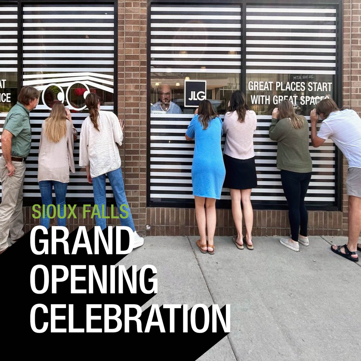 Our Sioux Falls Grand Opening Celebration is almost here! Join us this Thursday at 4:00pm for the official Chamber Ribbon Cutting, an office tour, delicious refreshments, and great company. We can't wait to see you there! @GreaterSFCC #BuildSomethingGreat #DowntownSiouxFalls