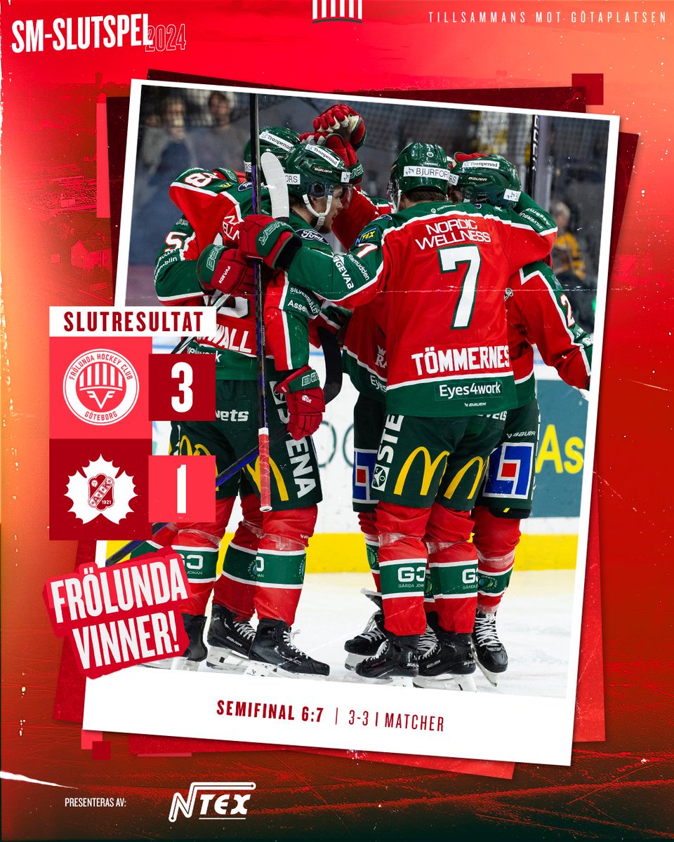 VINST! Det blir seger i Scandinavium och vi har tvingat fram en sjunde match - vi har en kvar att vinna.