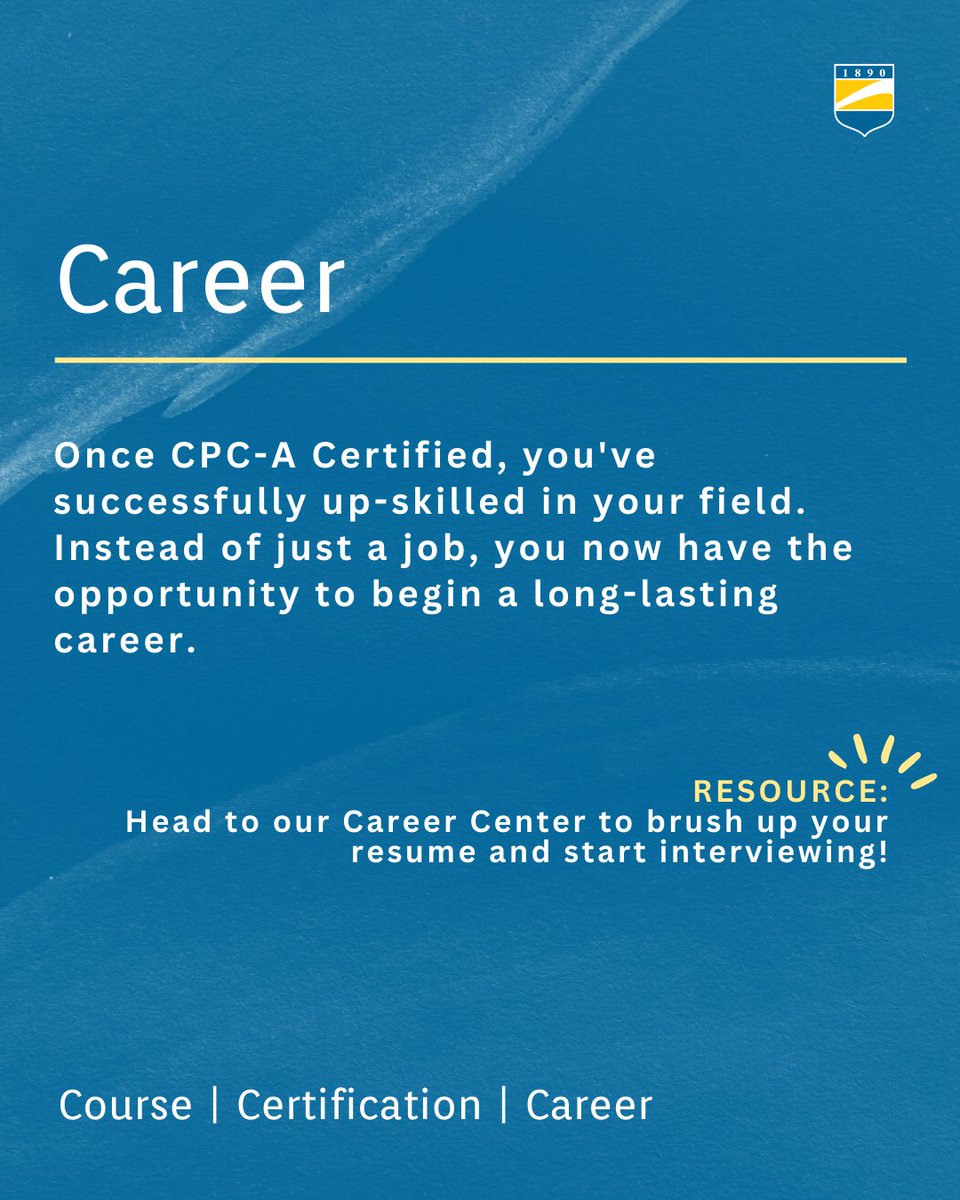 From your course studies to your certification exam, we've got you covered. Not only will we teach you the skills you need to succeed, but we'll also cover your exam entry fee! @aapcstaff

l8r.it/1nKx

#medical #medicalfield #aapc #cpc #healthcarecareer #cpt #hcpcs