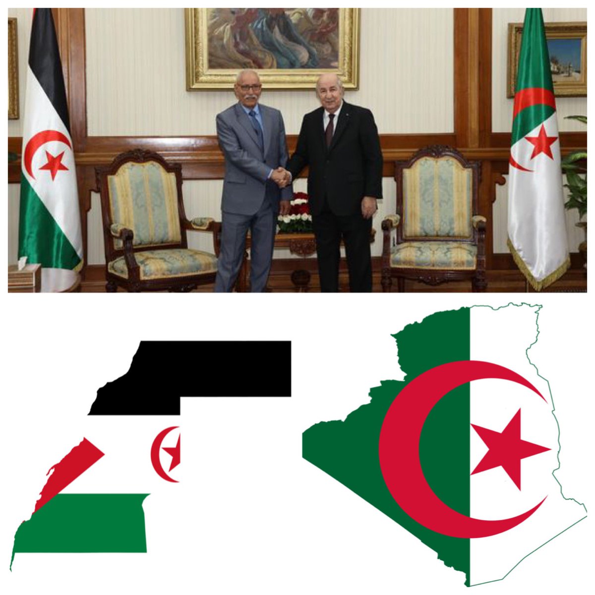 #WesternSahara 🇪🇭 🤝 🇩🇿 #Algeria