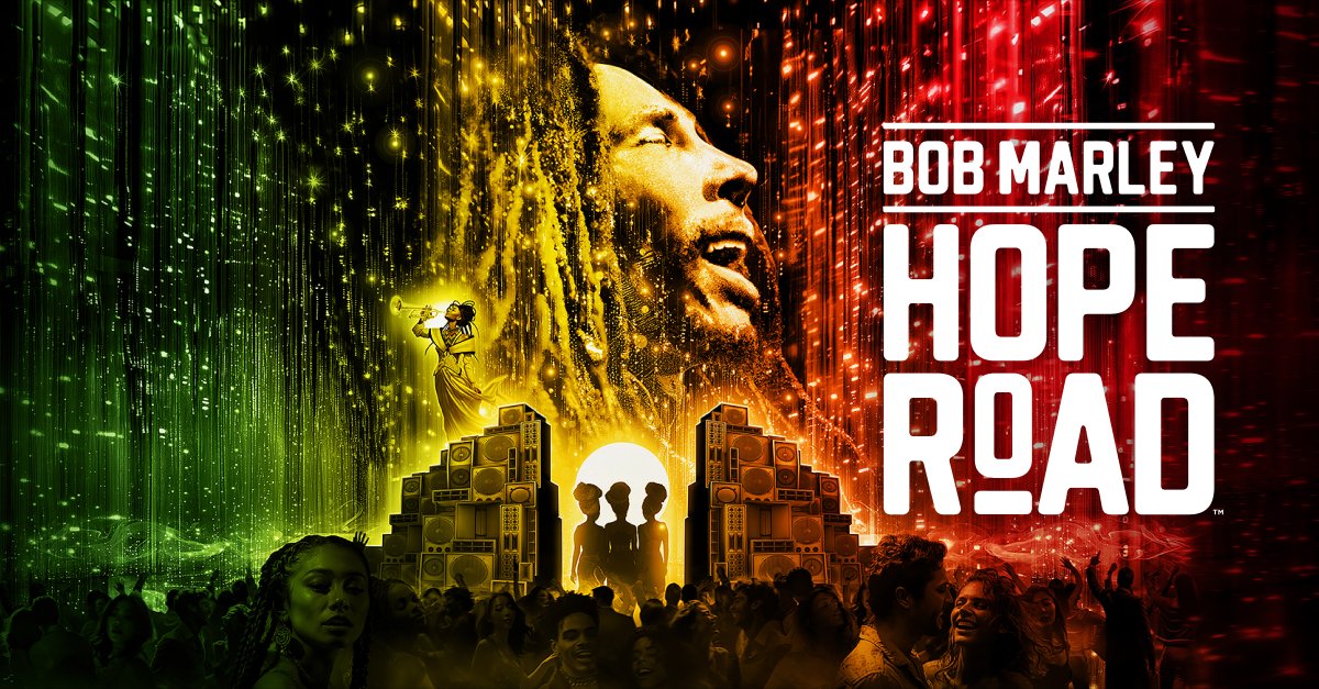 Forget your troubles & dance as #BobMarleyHopeRoad, a revolutionary entertainment experience, opens later this year at Mandalay Bay in Las Vegas! Enter a world where the heartbeat of one man unites all in celebration, as Bob Marley’s life and music unfolds around you in a lyrical…