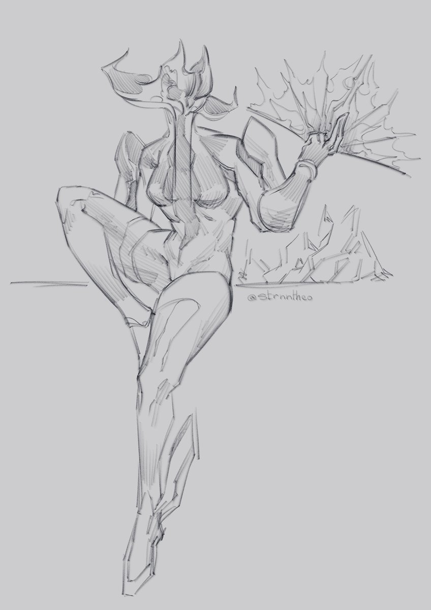 Citrine Sketch #Warframe #WarframeArt #WarframeFanArt #Tennocreate