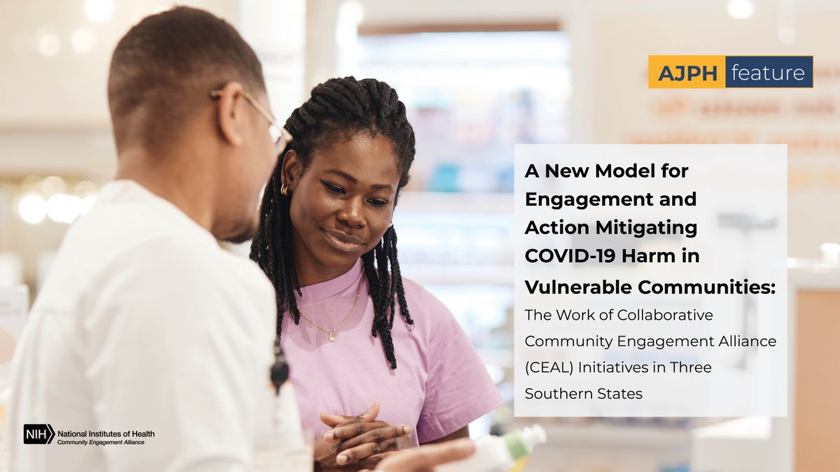 #NIHCEAL Regional Teams from Alabama, Mississippi, and Louisiana collaborated to build a new model for developing messages during a health crises. Check out their @AMJPublicHealth publication to learn more: bit.ly/3xxEJXU @haltcovidla @ms_ceal