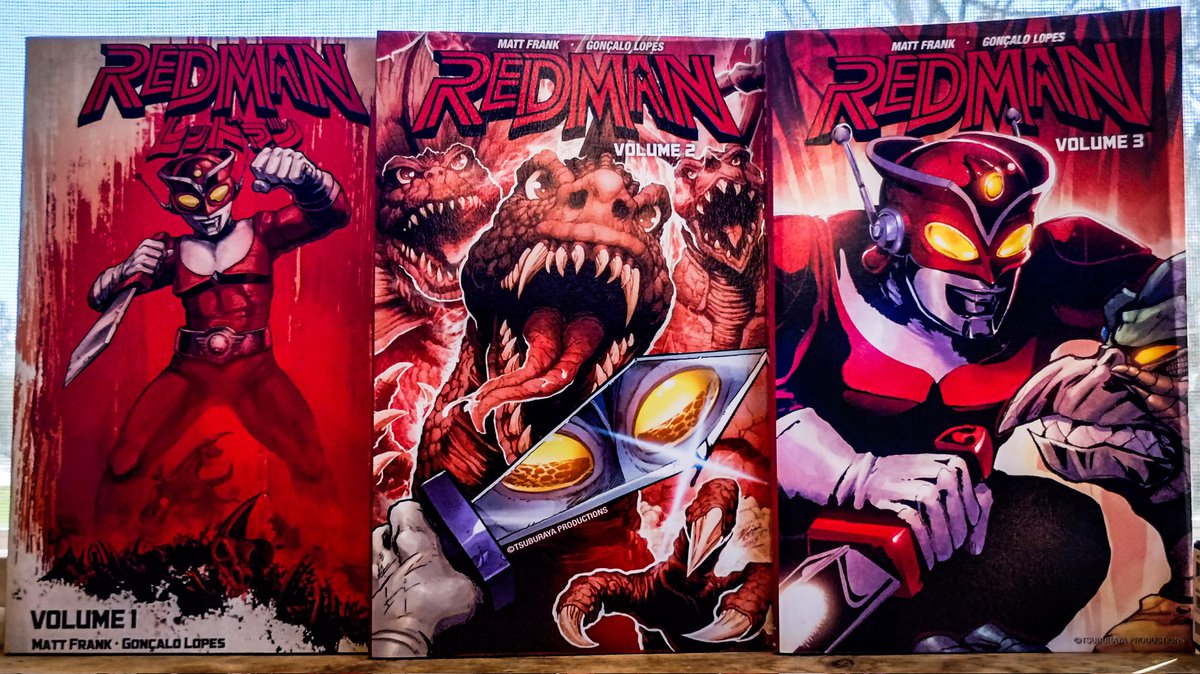 Just read my first set of comics, Matt Franks Redman! These comics were phenomenal! The art is gorgeous and such a big love letter to the original shows of Tsuburaya as a whole. Absolutely loved this series and definitely hope we get more in the future! REDDO-FIGHT!