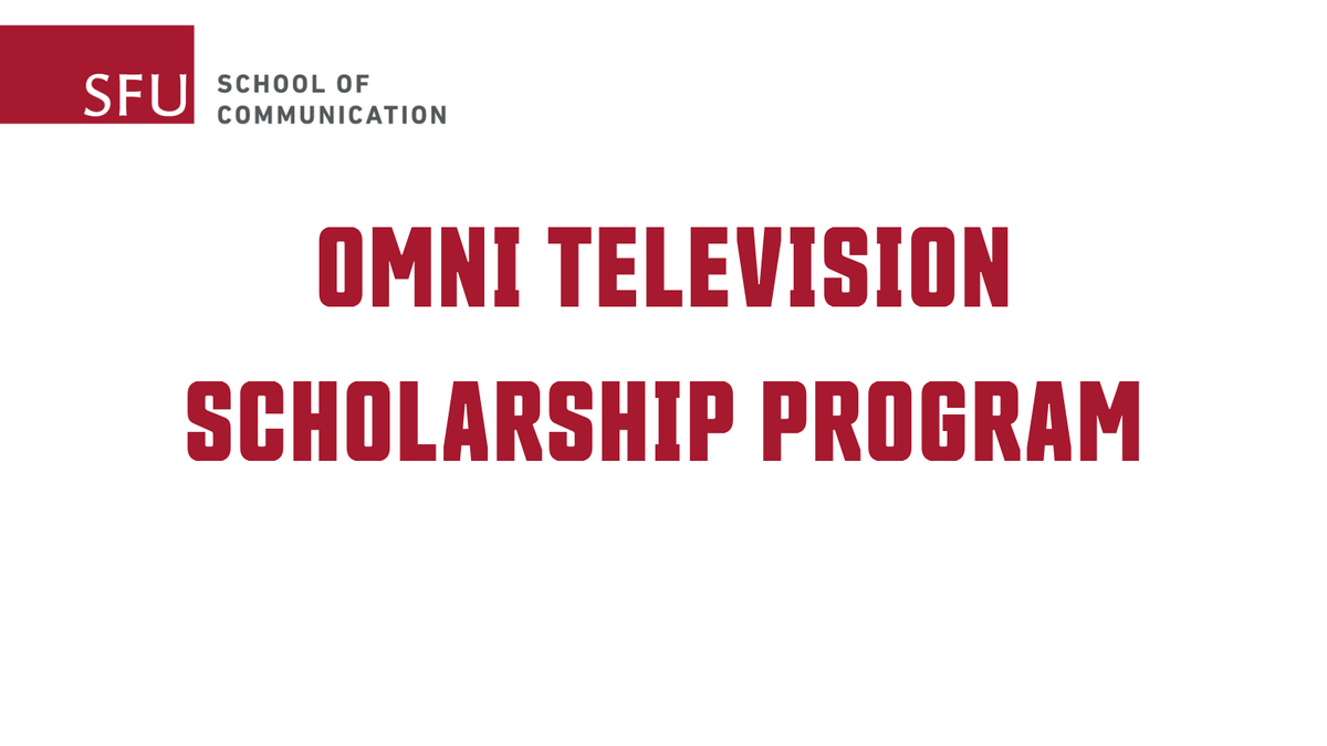 .@OMNITelevision has launched its OMNI Scholarship program for 2024. Apply by Wednesday, May 15th for one of up to ten $2,000 CAD scholarships! Learn more and apply at: portal.scholarshippartners.ca/welcome/omnitv…