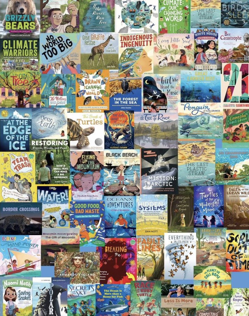 Honored that CLIMATE WARRIORS is on the short list for the 2024 Green Earth Book Award, in excellent company. @TheNatGen @LernerBooks @SteamTeamBooks