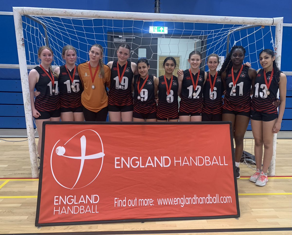 What an achievement! That’s now 3 teams qualified for NATIONAL @englandhandball FINALS. At the U15 West of England Finals both teams were runners up and now look forward to their National Finals on Sun 9th June at Nottingham Uni