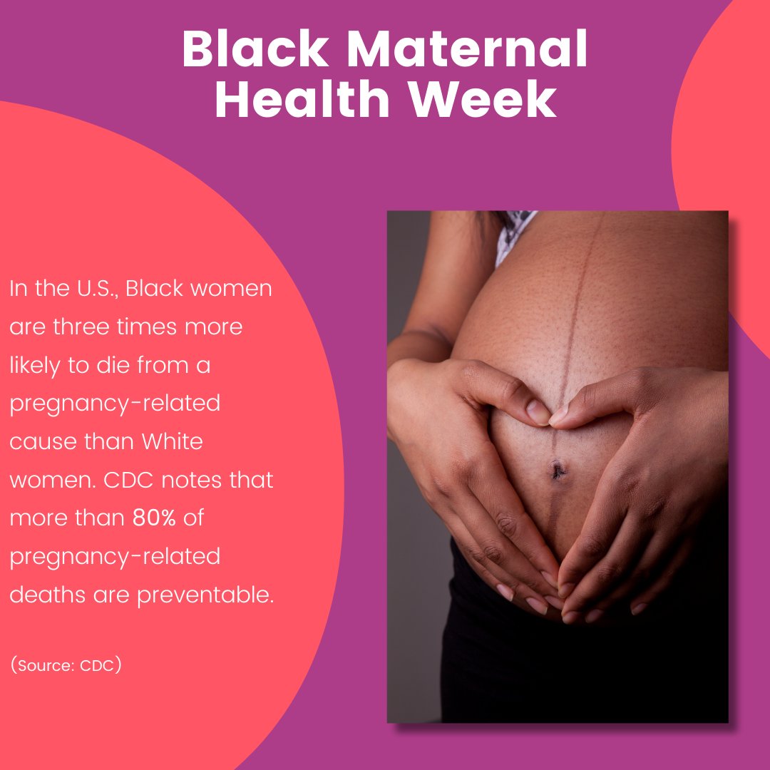 The state of #maternalhealth in America is disheartening &amp; the stats for Black Mothers are abysmal. We need to keep the spotlight on the state of #Blackmaternalhealth not only for this week but until we see equitable outcomes for Black women &amp; families. #BMHW24 #BirthEquity
