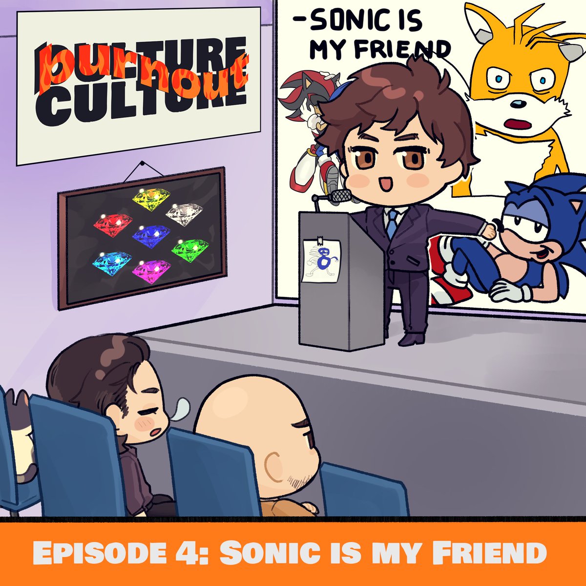 BURNOUT CULTURE EPISODE 4 IS OUT NOW❗️LISTEN❗️❗️ We're back for our fourth first episode! Kaz loves diablo! GC plays a sound novel! And Cullen... has a new hyperfixation. Link below 🔗