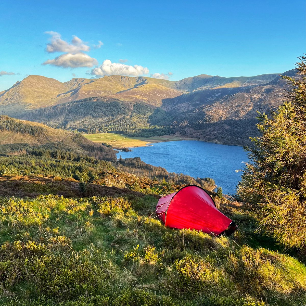 Tonight’s abode in the beautiful Lake District. A much needed mountain fix.