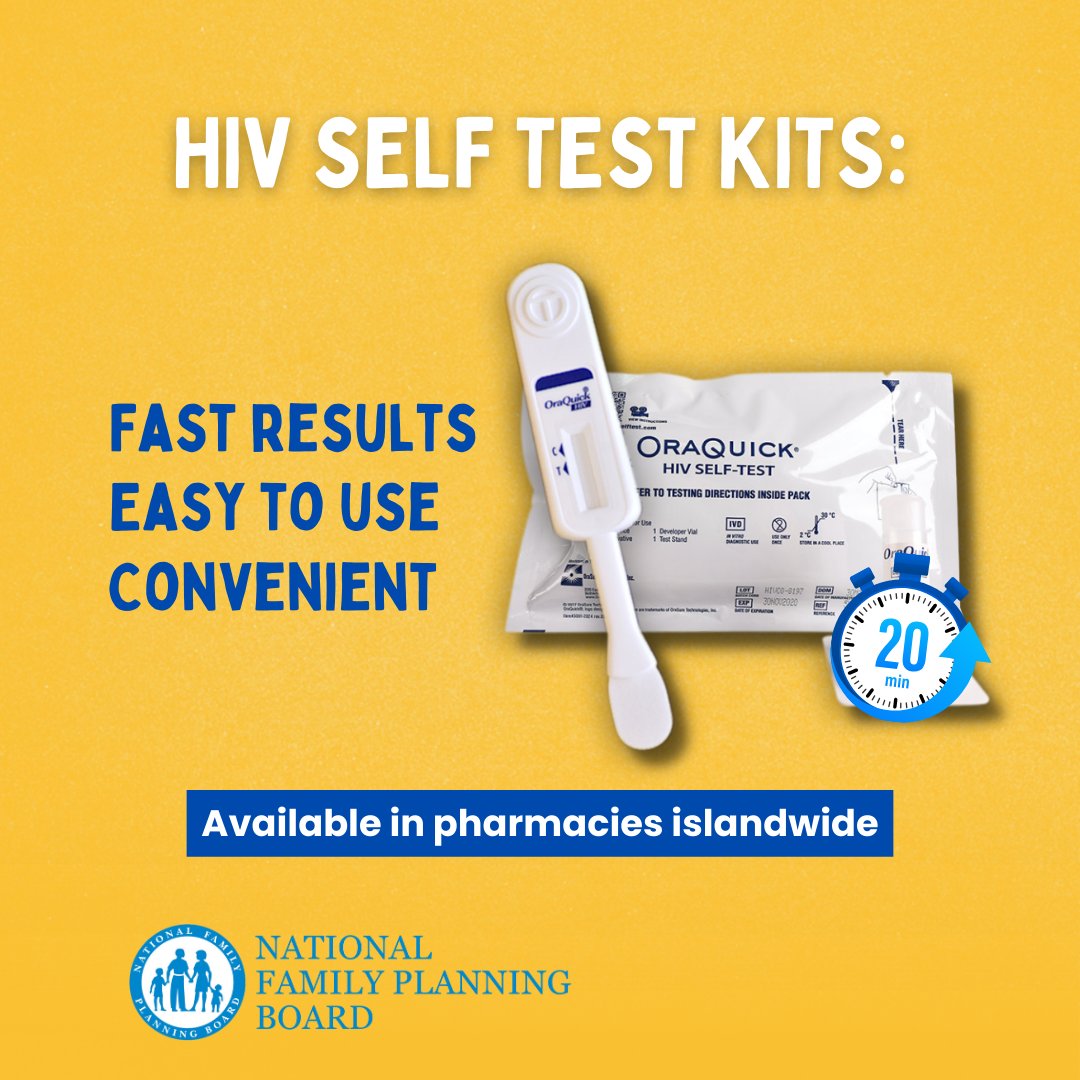 ✔️ Fast Results ​
✔️ Easy to use ​
✔️ Convenient ​
​Get a kit and #TestYuhSelf. Know your HIV status in 20 mins with the #HIVSelfTestKit Now Available in pharmacies islandwide! ​
​
#NFPBJamaica #KnowYourStatus #gettested #YourSexualHealthAgency #buildingjamaica