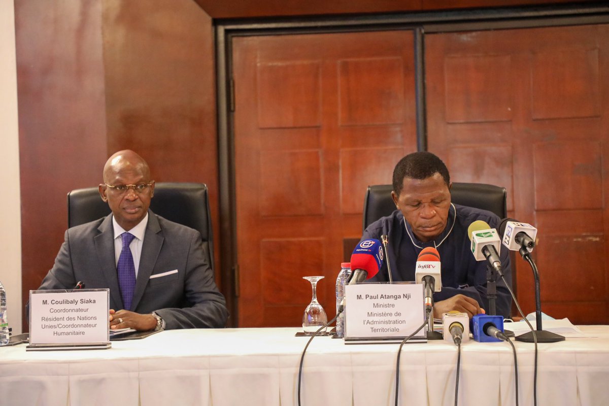 UN_Cameroon's tweet photo. The 2024 Humanitarian Response Plan for 🇨🇲 was jointly launched today with the Gov’t, humanitarian partner organizations &amp; donors. 

Humanitarian partners require US$ 371.4 million to provide life-saving assistance &amp; protection to 2.3 million vulnerable people.

#InvestInHumanity https://t.co/K8z1JVM0aI