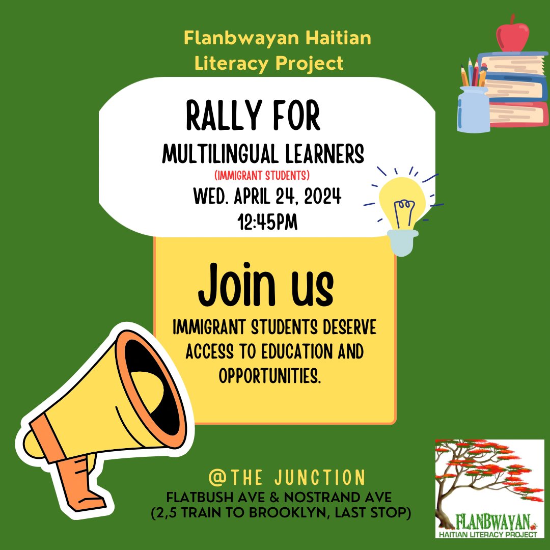 April is  National Multilingual/Bilingual Learner Advocacy Month!! Join us in the fight for Education Justice for Immigrant Students.