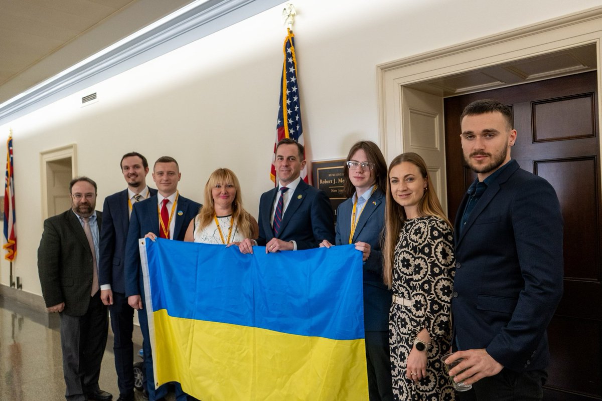 It's always great to see our friends from the American Coalition for Ukraine. The fight for democracy is a shared responsibility and we must stand with Ukraine in their fight for sovereignty and freedom. It’s passed time to get critical foreign assistance to our allies. Let’s