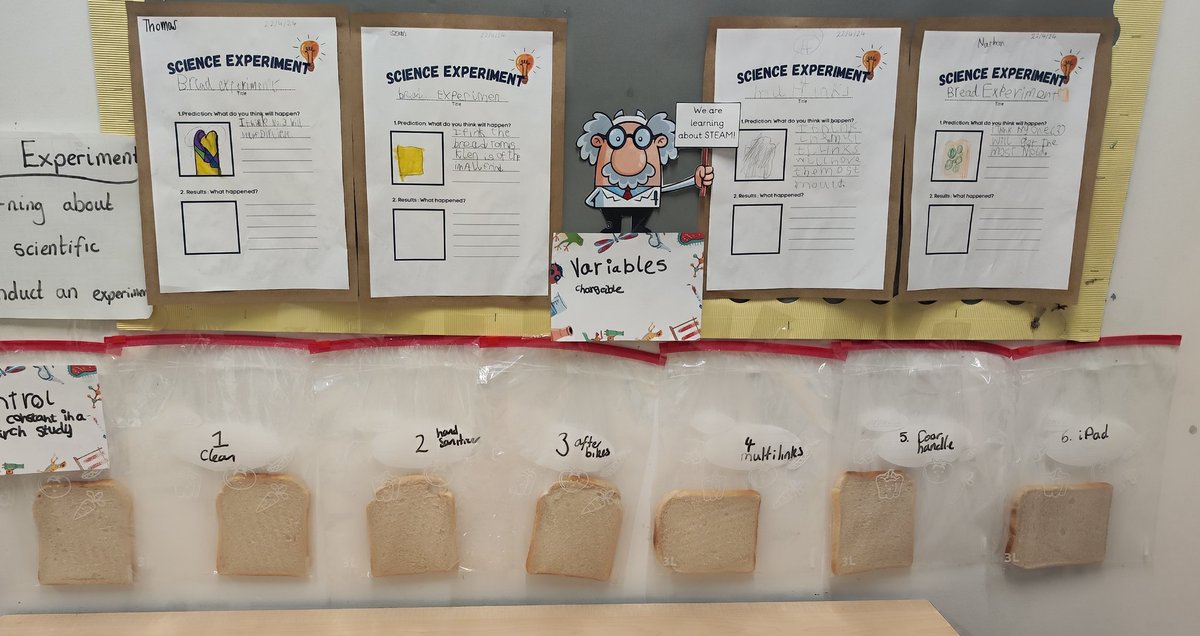 MissKlos's tweet photo. PART 1
🧪STEAM HELP🧪
My EP class have chosen STEAM as a topic this term (love this) and we've made a great start in the first two days back discussing scientific language, sensory play, and more lessons to come (DIY fire extinguisher, robot hands and more). However... https://t.co/SbP1NGDall