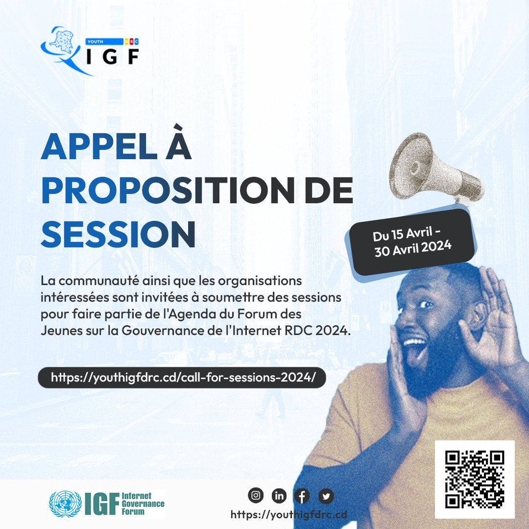 youthigfdrc's tweet photo. C'est officiel 🎉
La deuxième édition du Forum des Jeunes sur la Gouvernance de l'Internet aura lieu le 5 Juin 2024.

Découvre le thème choisi et propose une session, en cliquant ici : https://t.co/fVXPaAiNhx https://t.co/HxuhUDyDNe