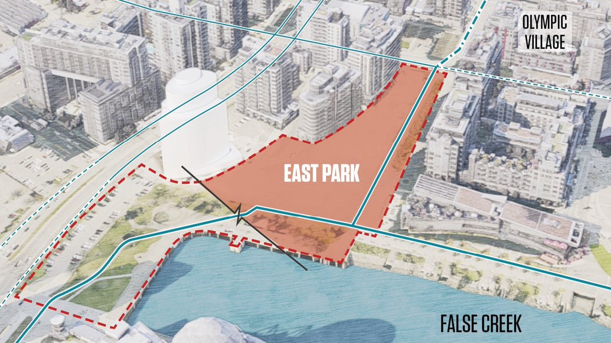🌳 Today's the last day to have your say on proposed designs for East Park, a new waterfront park coming to False Creek! Review the designs and complete the survey at ow.ly/jyzw50Rhzpr