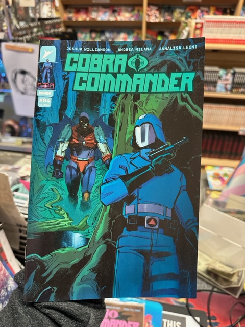COBRA COMMANDER #4 hits stands tomorrow from @Williamson_Josh & @AndreaMilanaArt !  Another home run issue in the #energonuniverse as the Commander secures Energon for Cobra even if he has to beat every Dreadnok in town to do it! Do not miss it!